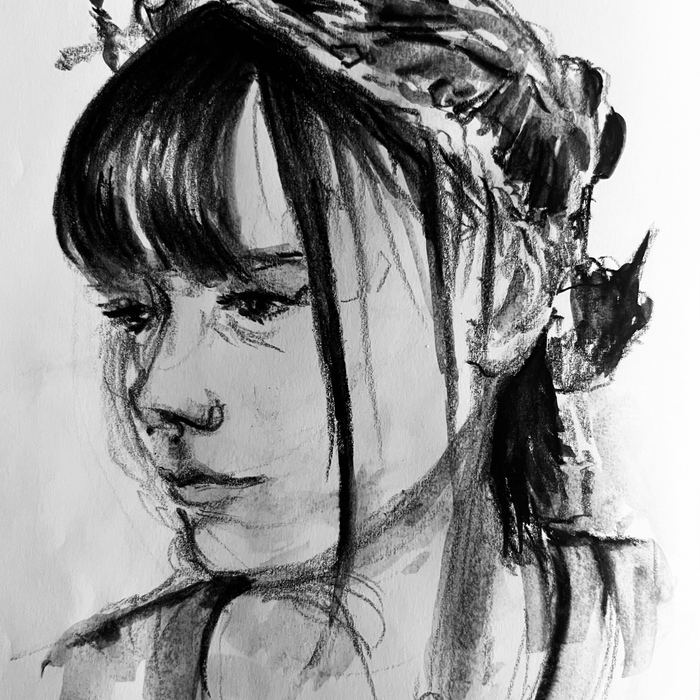 Jessica; ArtGraf Water Soluble Carbon Pencil